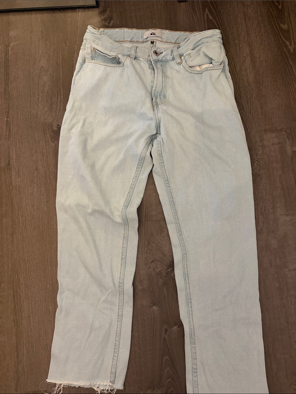 Quiksilver Light Blue Straight Leg Women's Jeans